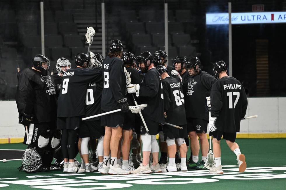 The Las Vegas Desert Dogs defeat the Colorado Mammoth 12-9 at Michelob Ultra Arena on Sunday, N ...