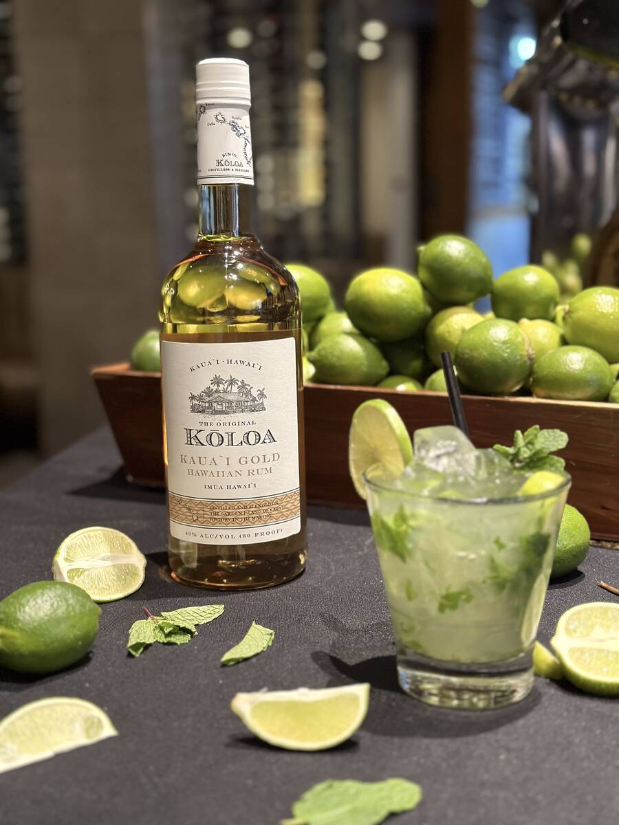A mojito with Koloa rum from Galpao Gaucho in the Fashion Show Mall in Las Vegas. (Galpao Gaucho)