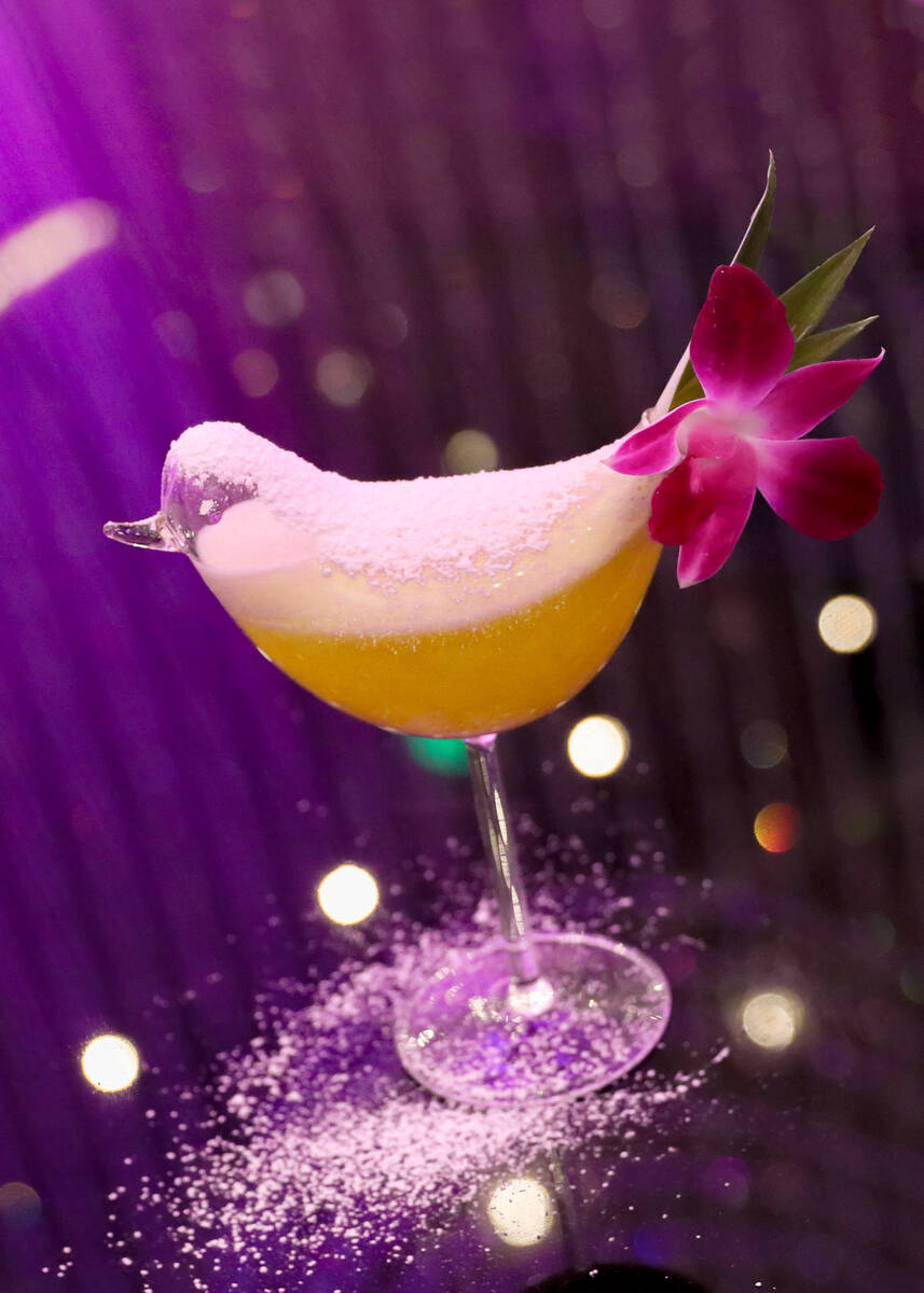 A South for the Winter cocktail from The Chandelier bar in The Cosmopolitan of Las Vegas. (The ...