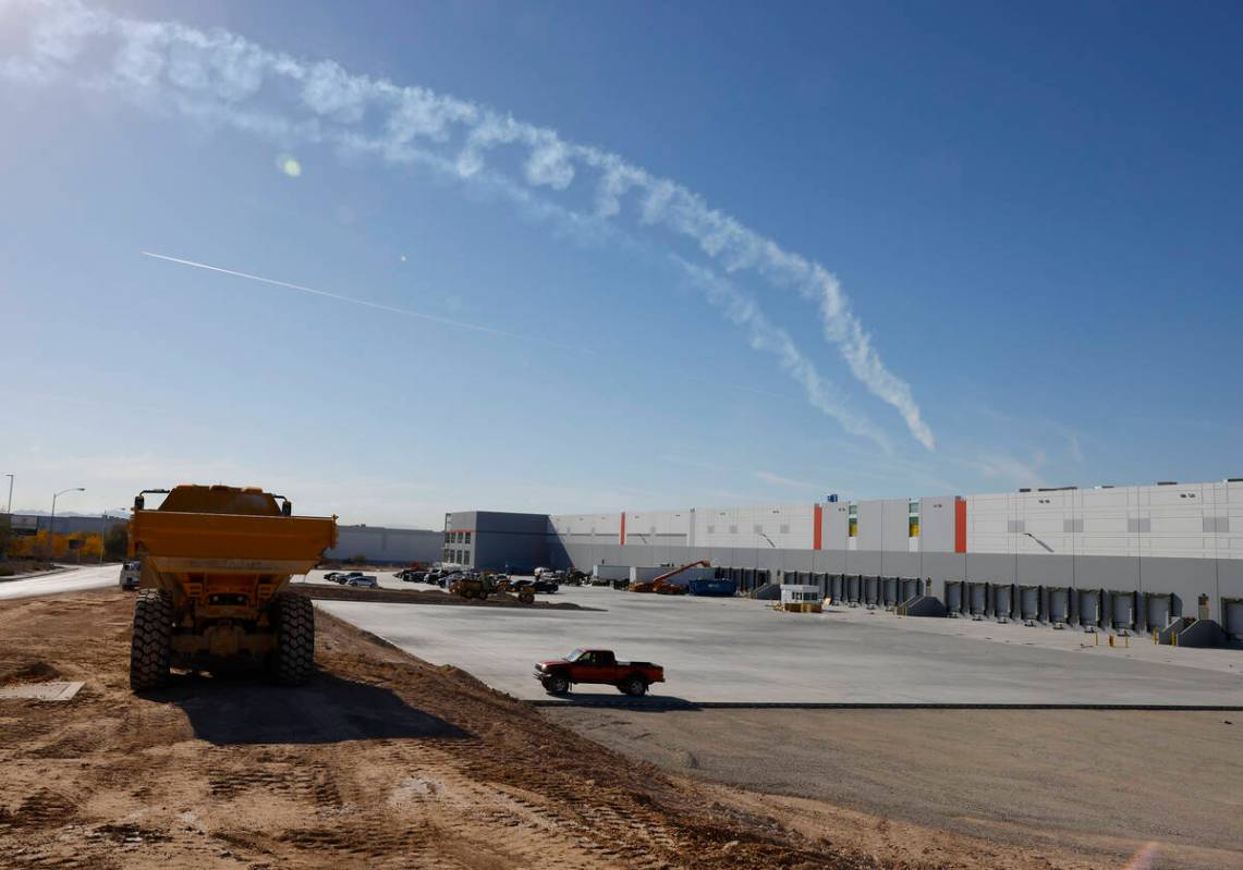 Construction is underway at an industrial area centered around Tropical Parkway just east of In ...
