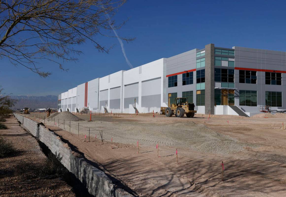 Construction is underway at an industrial area centered around Tropical Parkway just east of In ...