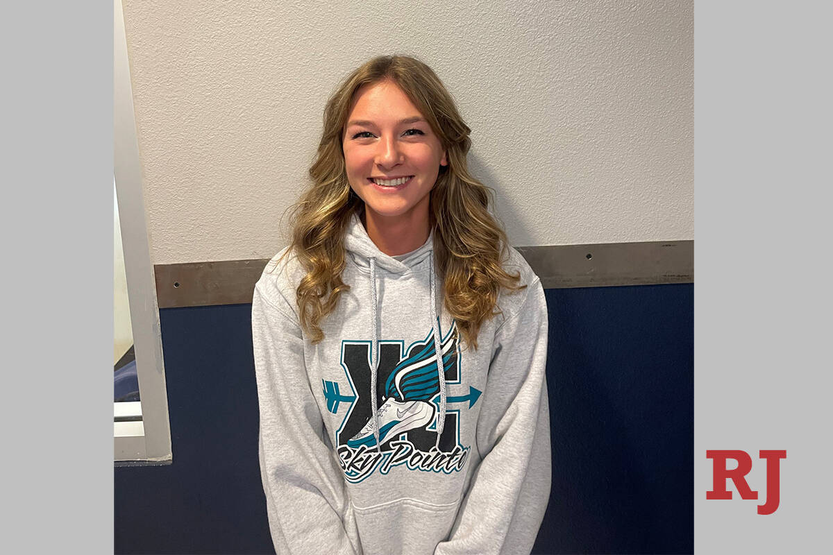 Sky Pointe's Kennedy Cox is a member of the Nevada Preps All-Southern Nevada girls cross countr ...
