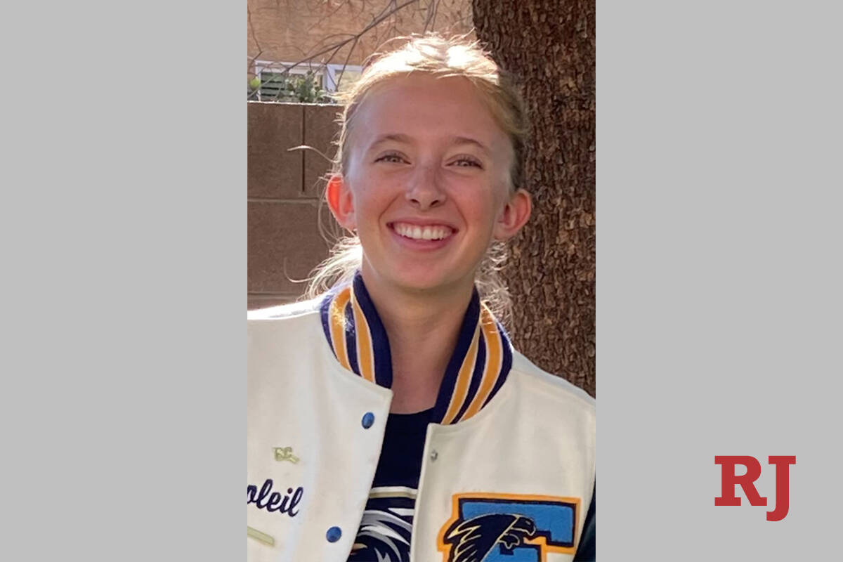 Foothill's Soleil Fullmer is a member of the Nevada Preps All-Southern Nevada girls cross count ...