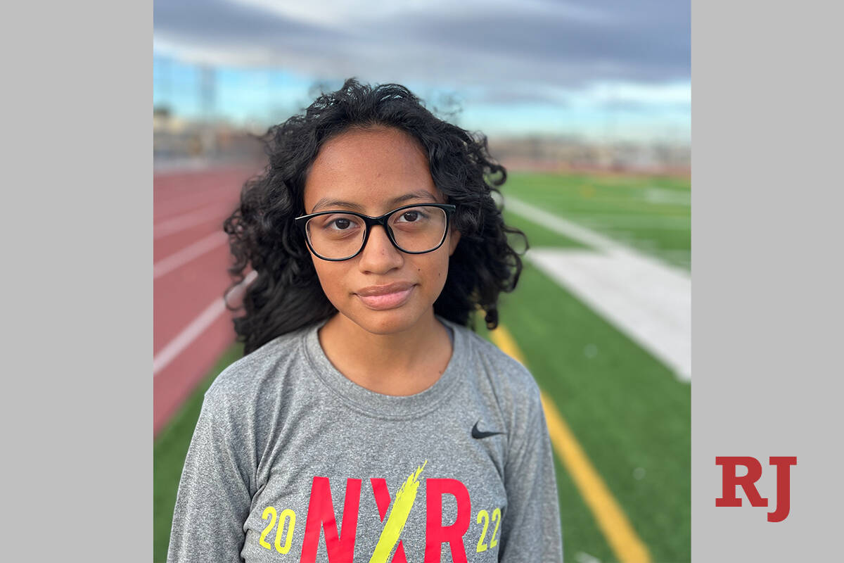 Clark's Vianey Toledo is a member of the Nevada Preps All-Southern Nevada girls cross country team.