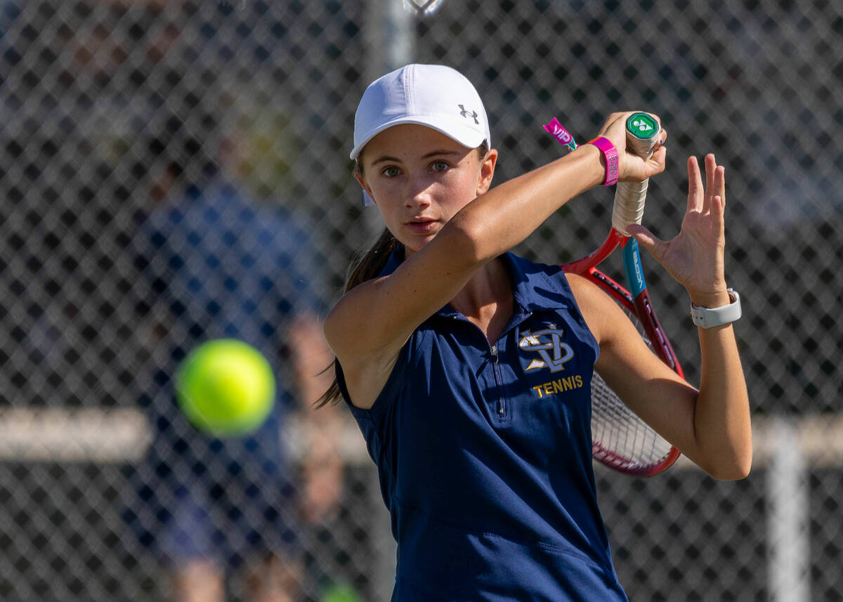 Spring Valley's Darcy Shore is a member of the Nevada Preps All-Southern Nevada girls tennis team.