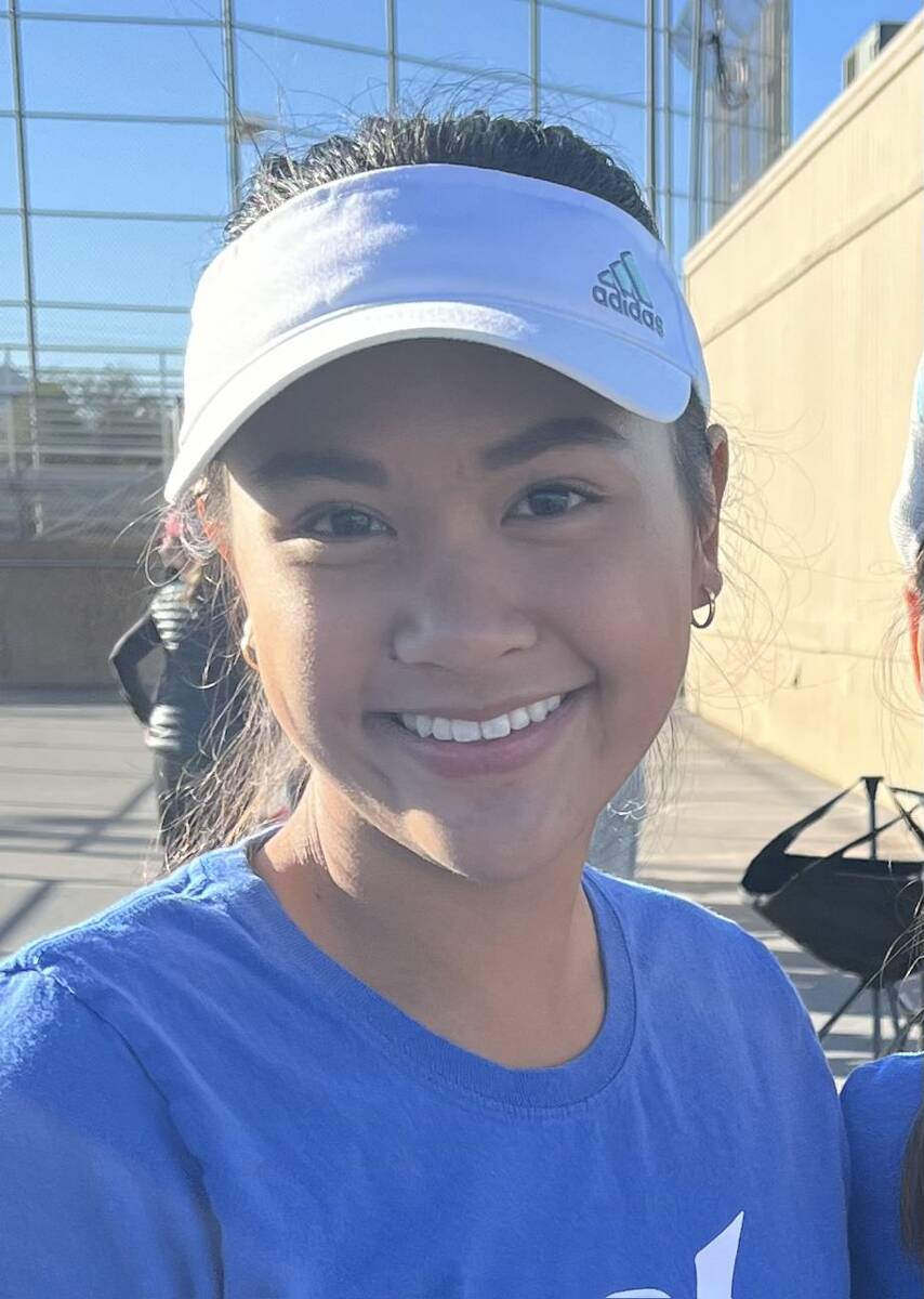 Sierra Vista's Kelliya Keodara is a member of the Nevada Preps All-Southern Nevada girls tenni ...