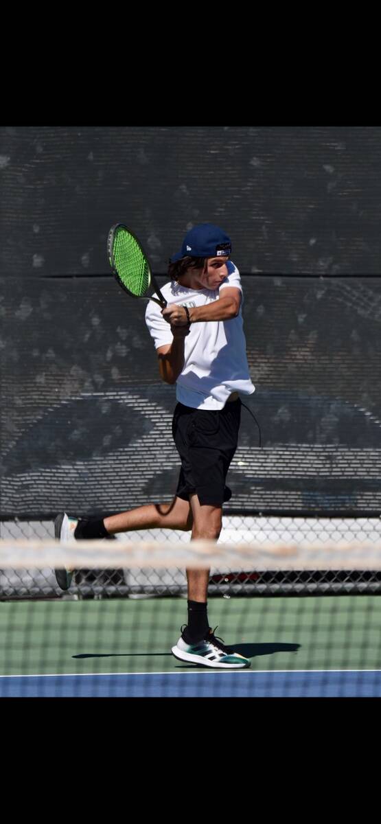Palo Verde's Bronson DeSisto is a member of the Nevada Preps All-Southern Nevada boys tennis team.
