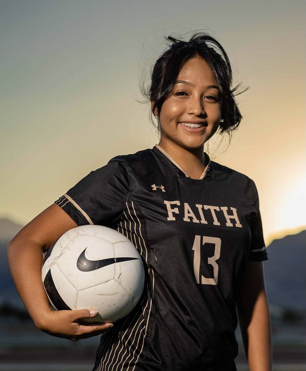 Faith Lutheran's Mia Coe is a member of the Nevada Preps All-Southern Nevada girls soccer team.