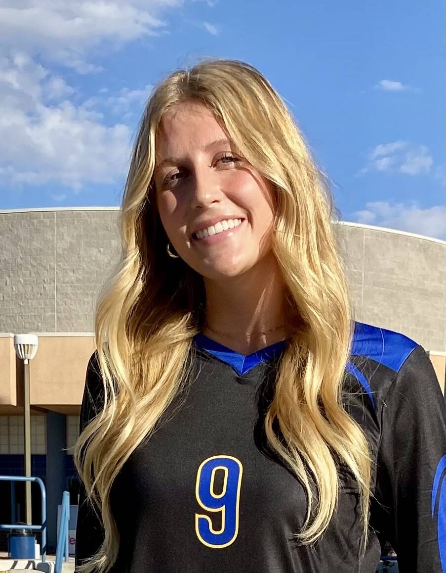 Moapa Valley's Sydney Reese is a member of the Nevada Preps All-Southern Nevada girls volleybal ...