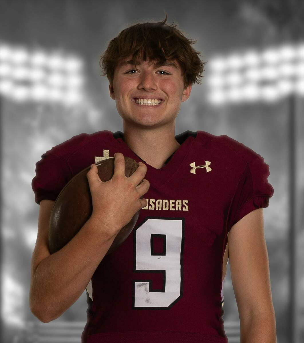 Faith Lutheran's Caden Chittenden is a member of the Nevada Preps All-Southern Nevada football ...