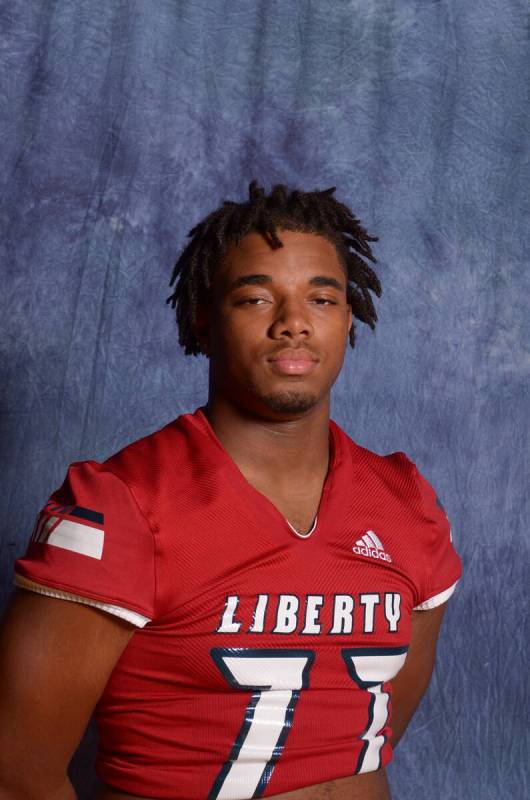 Liberty's Ed Haynes is a member of the Nevada Preps All-Southern Nevada football team.