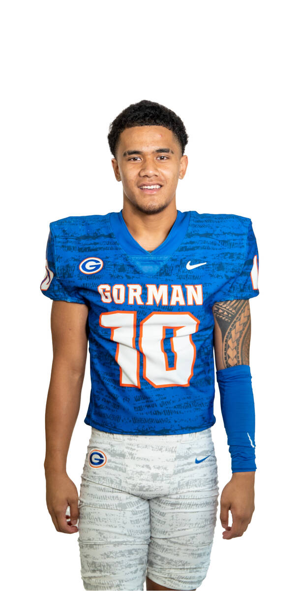 Bishop Gorman's Palaie Faoa is a member of the Nevada Preps All-Southern Nevada football team.