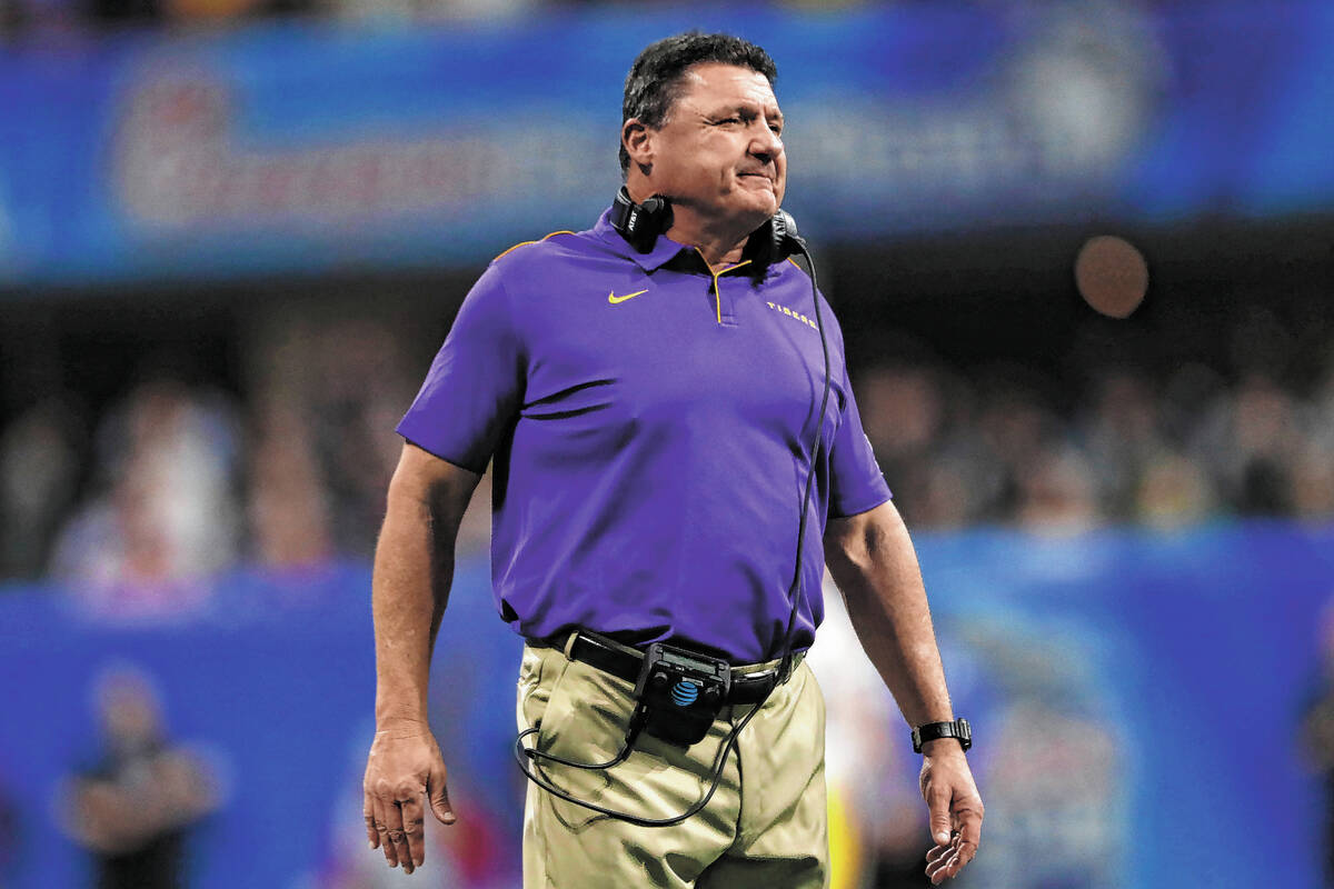 Ed Orgeron, Chris Petersen not on UNLV coach candidate list | Las Vegas Review-Journal Ed Orgeron, Chris Petersen not on UNLV coach candidate list | Las Vegas Review-Journal
