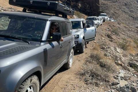 Jaguar Land Rover Las Vegas customers participate in October's Wheels event. (Jaguar Land Rover ...