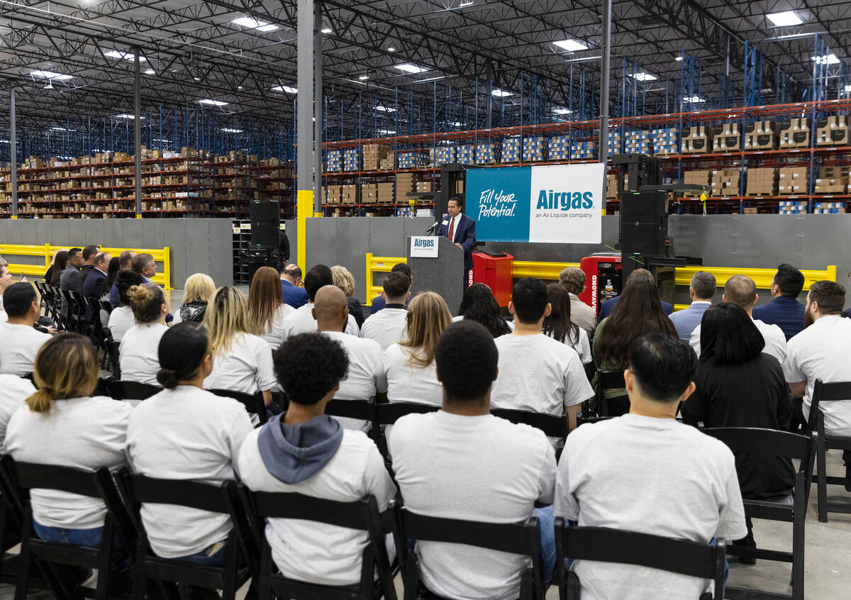Airgas distribution center opens in Henderson Business