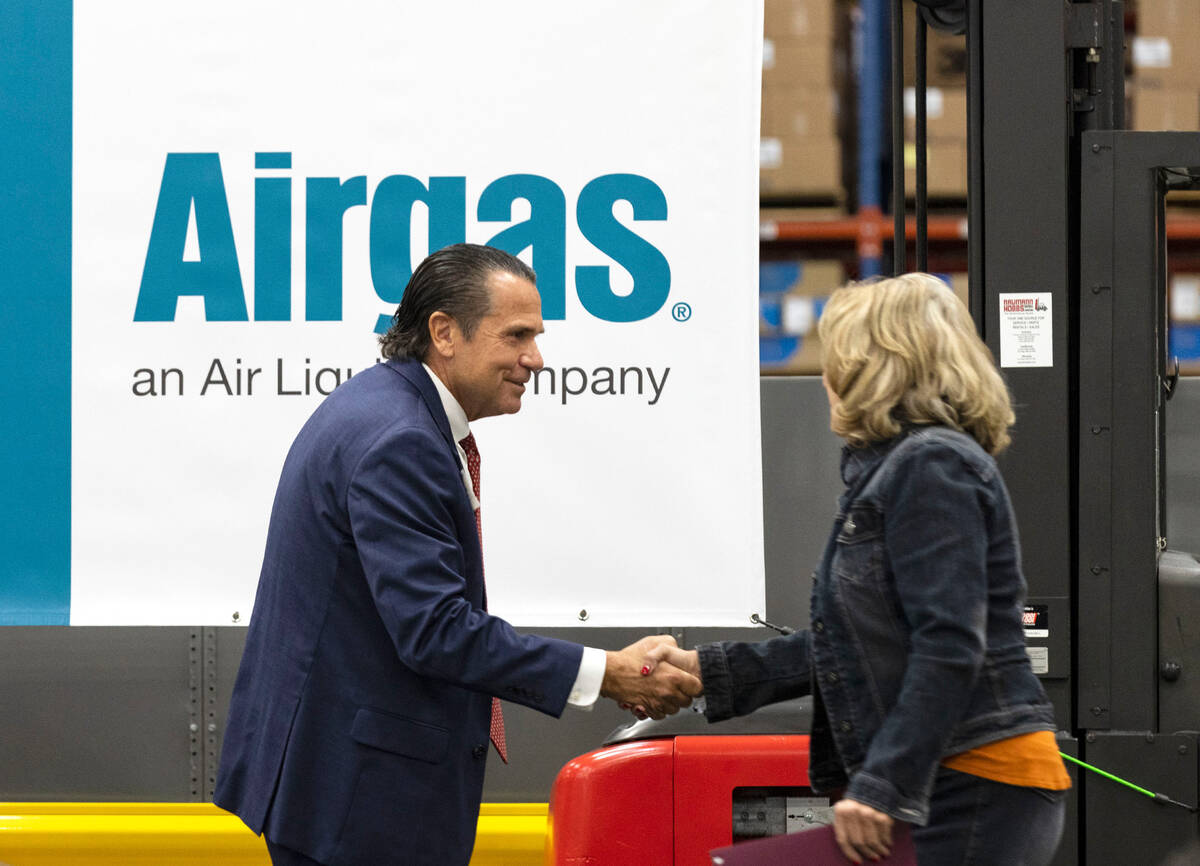 Airgas distribution center opens in Henderson Las Vegas ReviewJournal