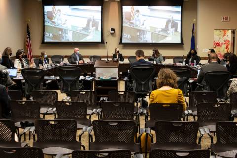 The Nevada System of Higher Education holds a special meeting on Friday, Nov. 12, 2021, in Las ...