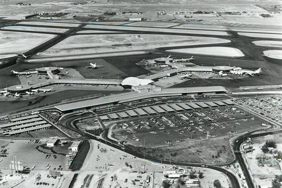 McCarran International Airport on July 29, 1982. (Las Vegas News Bureau)