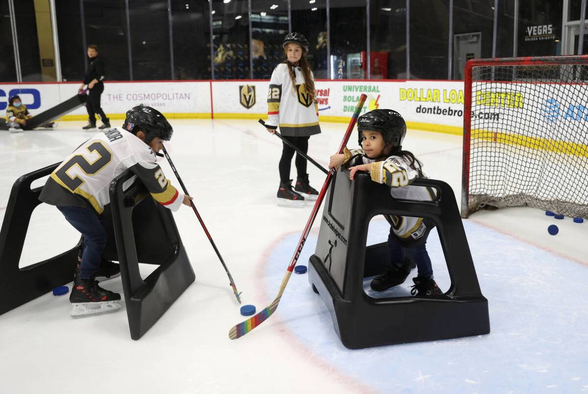 Former UMC Children’s Hospital patients Nakoa Castillo, 7, left, and his sister Nanea Ca ...