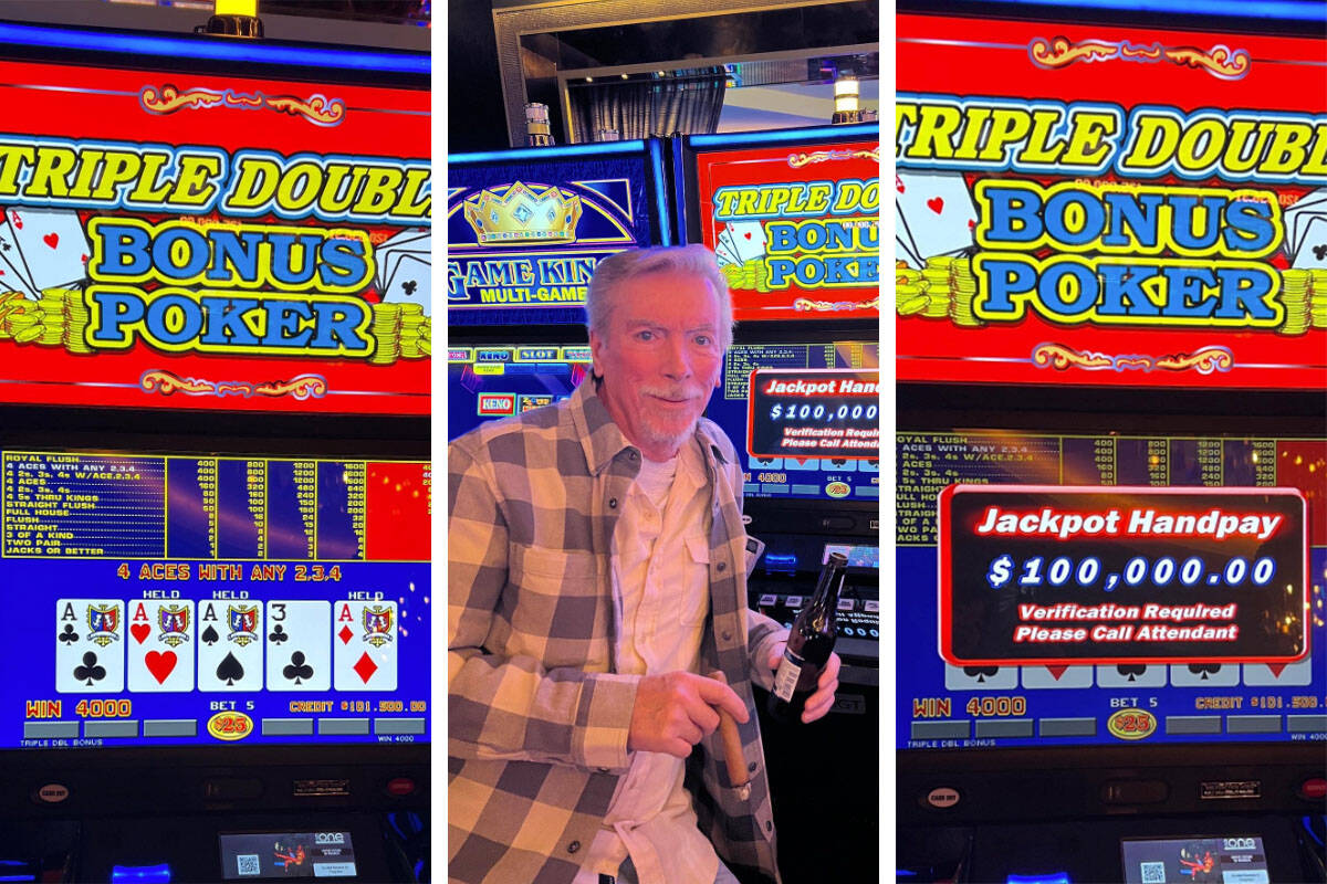 Jackpot video poker senilai 0.000 dimenangkan di Circa di pusat kota Las Vegas