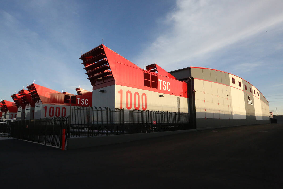 Switch data centers are seen in the Las Vegas Digital Exchange Campus, a business park in the s ...