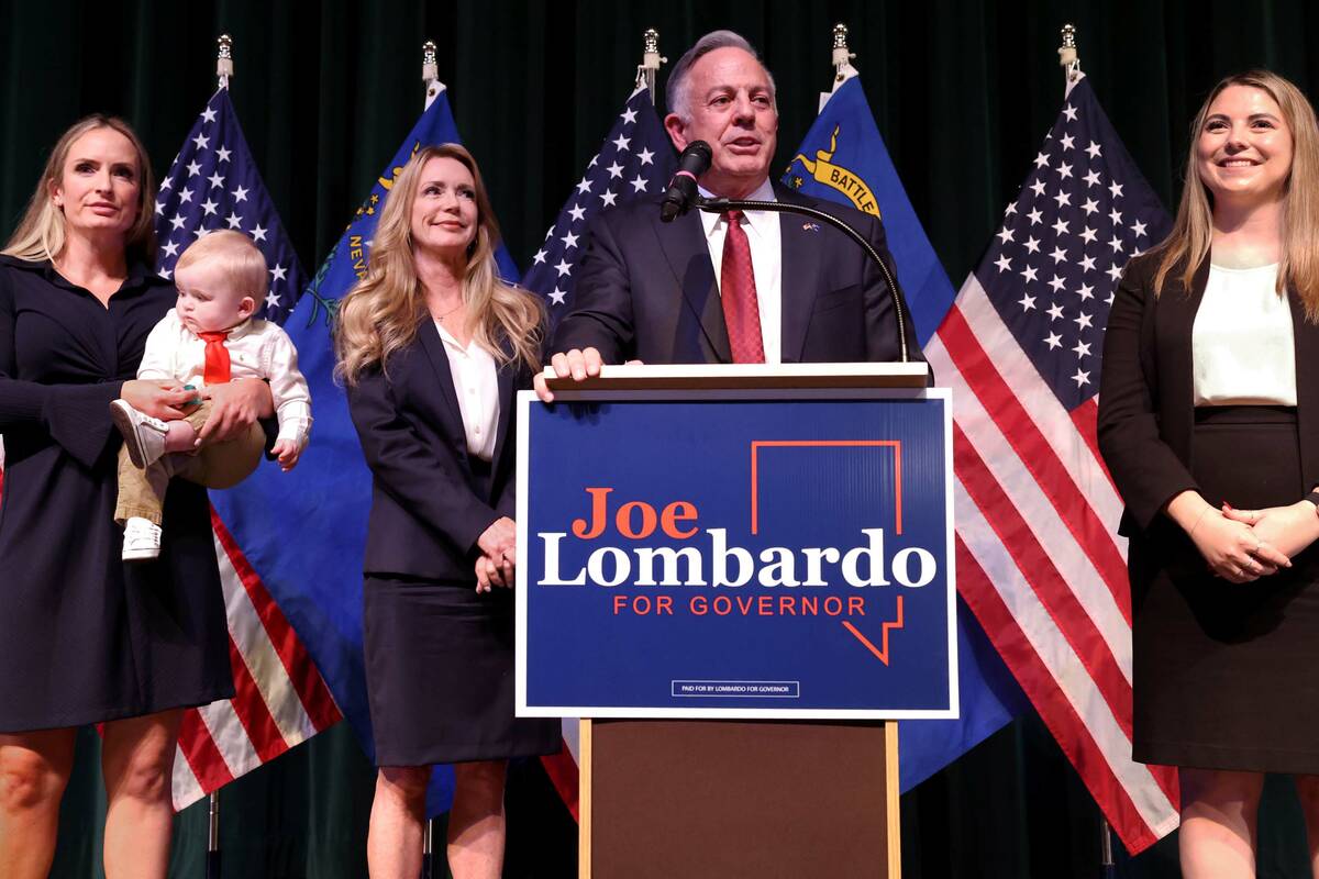 Gubernur terpilih Joe Lombardo menghadapi ujian dalam membangun anggaran Nevada |  VICTOR JOECKS
