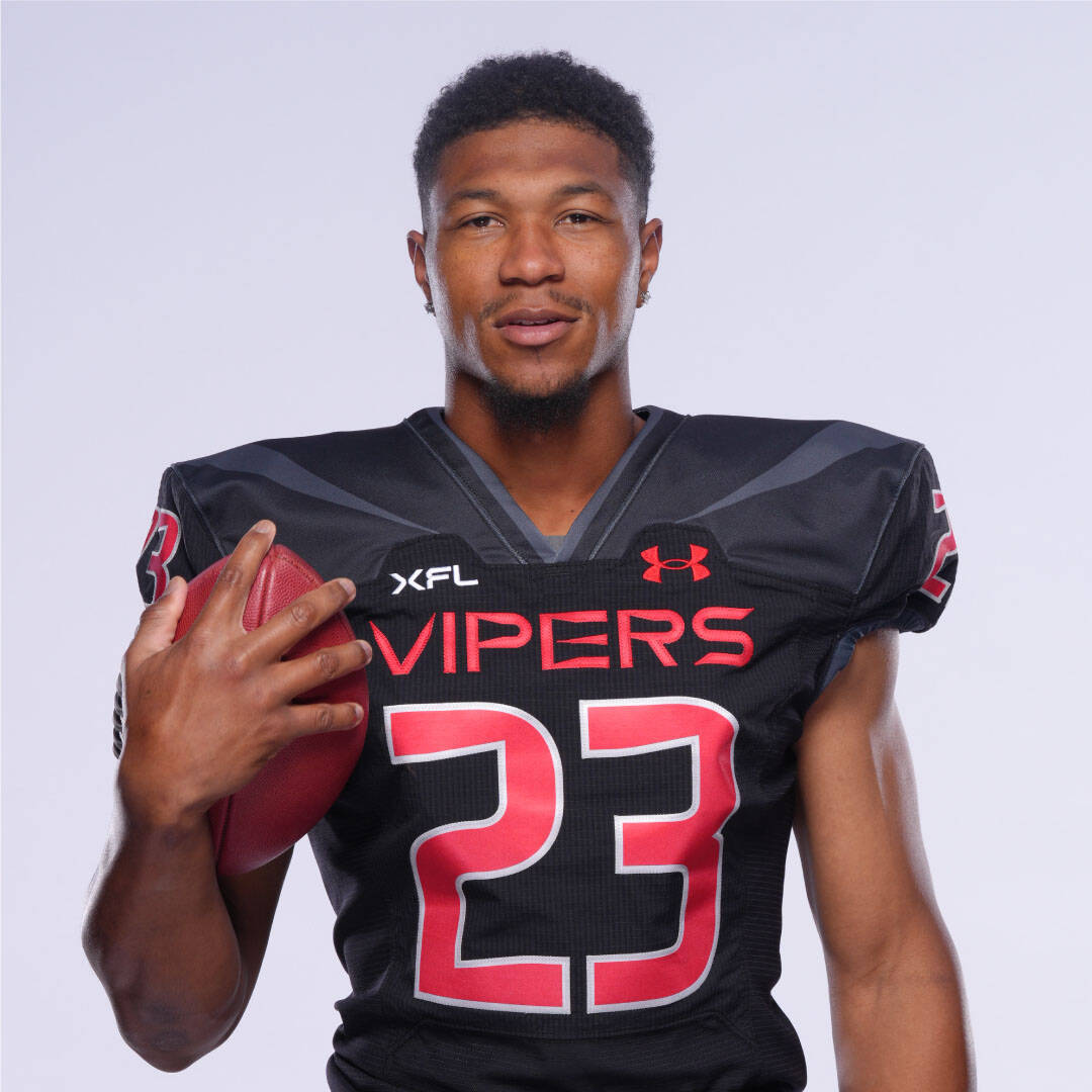 Vegas Vipers quarterback Jalan McClendon. (XFL)