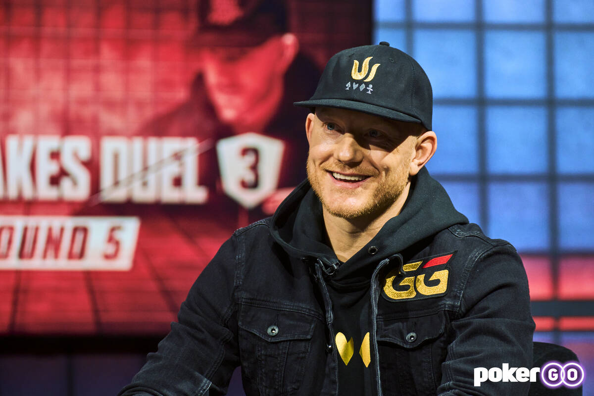 Jason Koon participates on "High Stakes Duel III" Round 5 on Wednesday, Dec. 7, 2022, at the Po ...