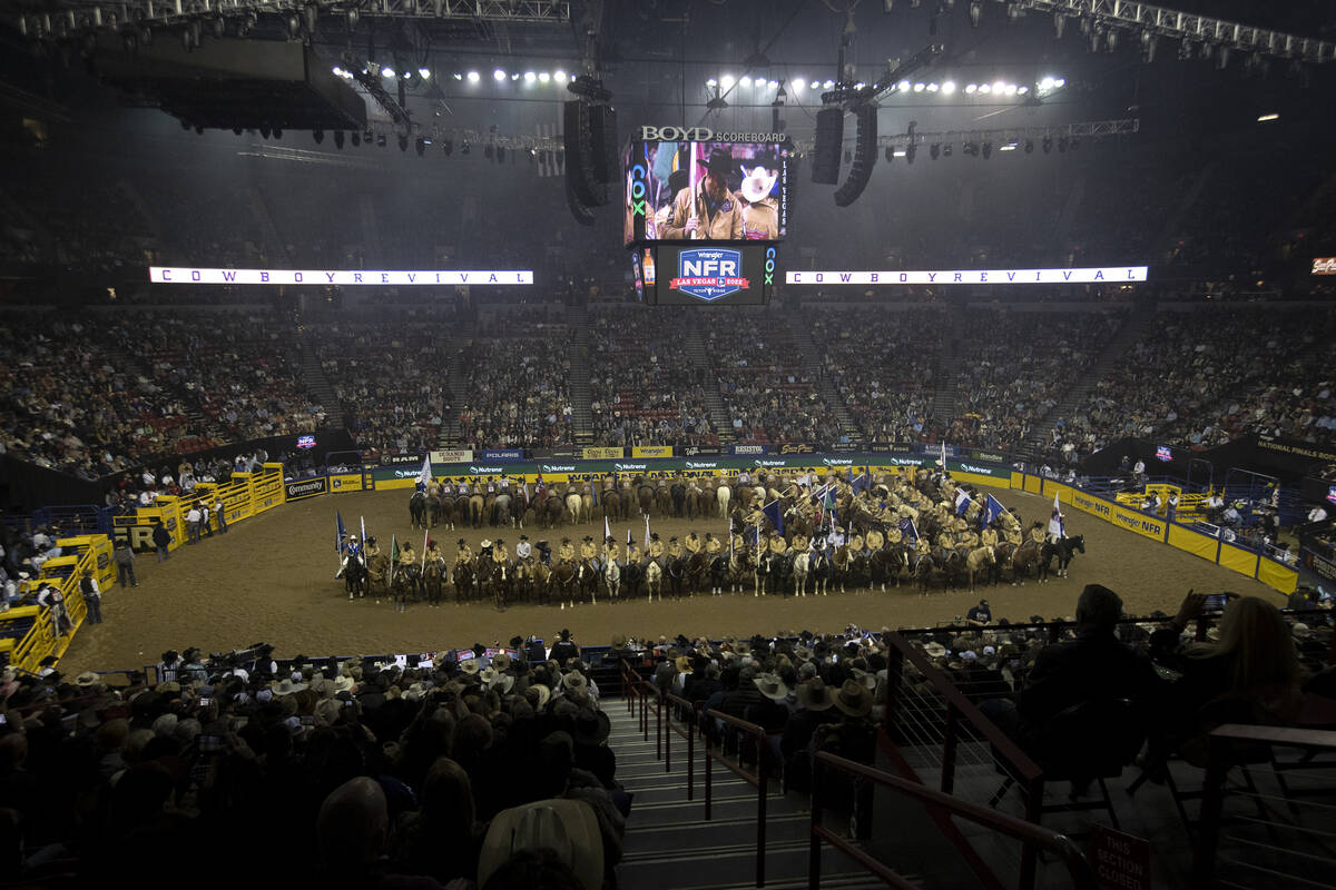 Contestants take the stage before trying their luck in the seventh go-round of the National Fin ...