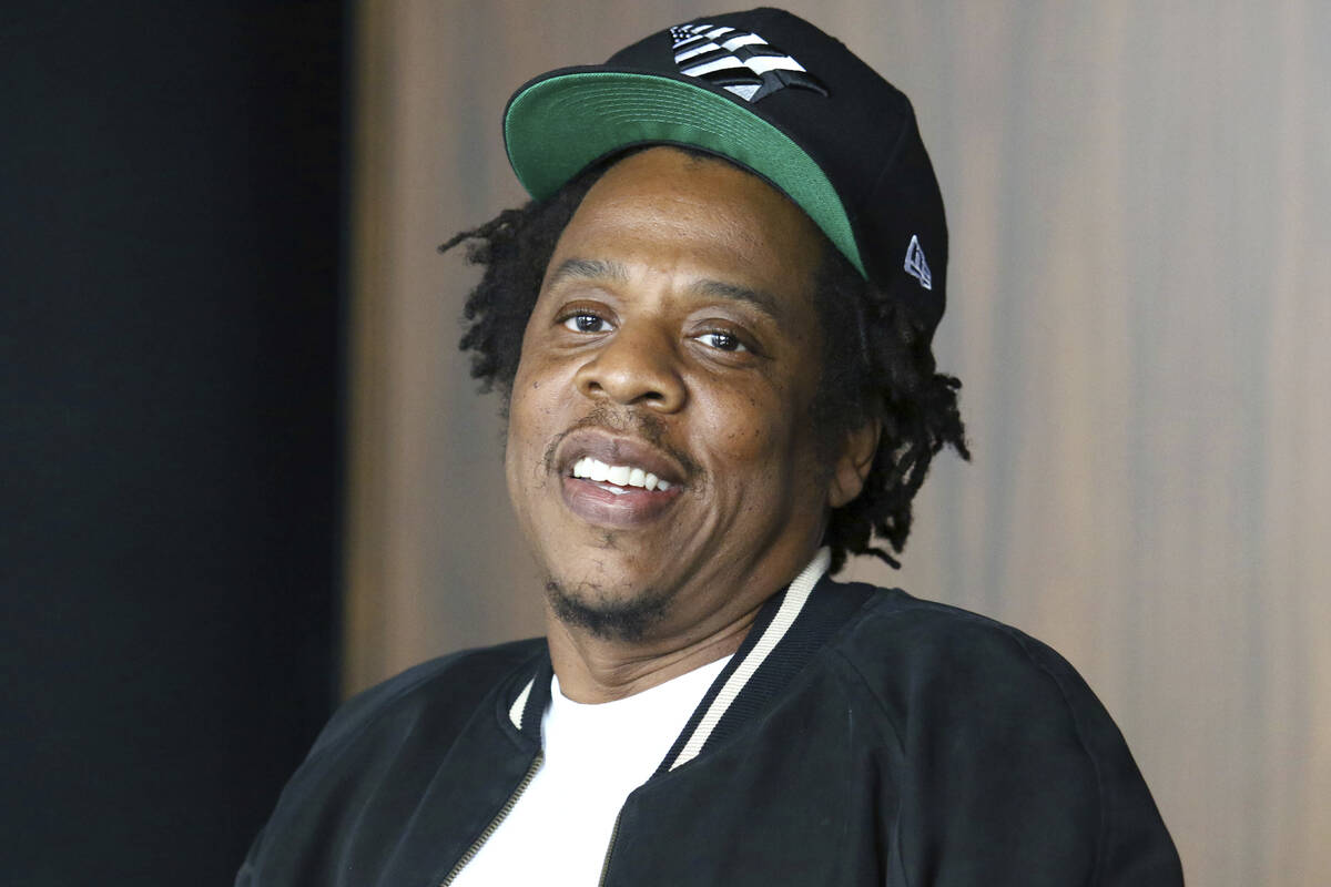 In this July 23, 2019, file photo, Jay-Z makes an announcement of the launch of Dream Chasers r ...
