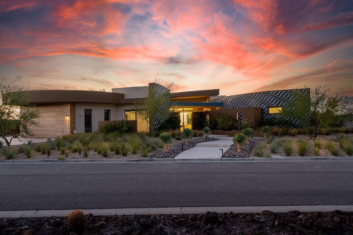 The one-story $6.6 million home in Ascaya in Henderson was built in 2021. It sits on 0.5 acres ...