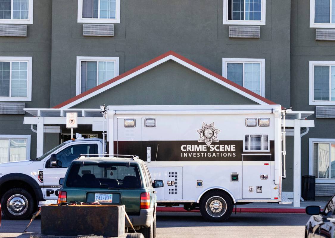 Las Vegas police is investigating after two men were killed during a battle over a semi-automa ...