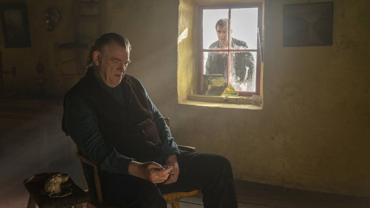 This image released by Searchlight Pictures shows Brendan Gleeson in "The Banshees of Inis ...