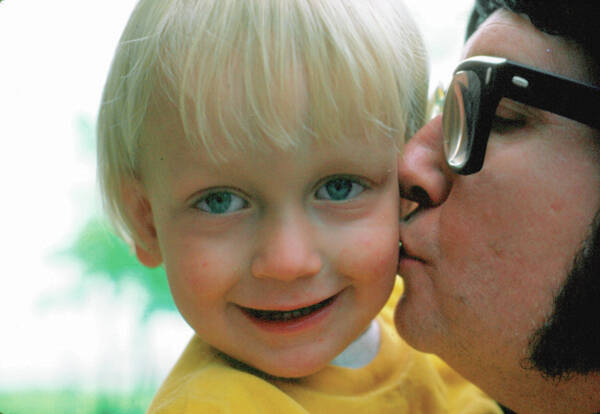 Roy Orbison is shown with his youngest son, Alex, in this family photo. Alex Orbison performs w ...