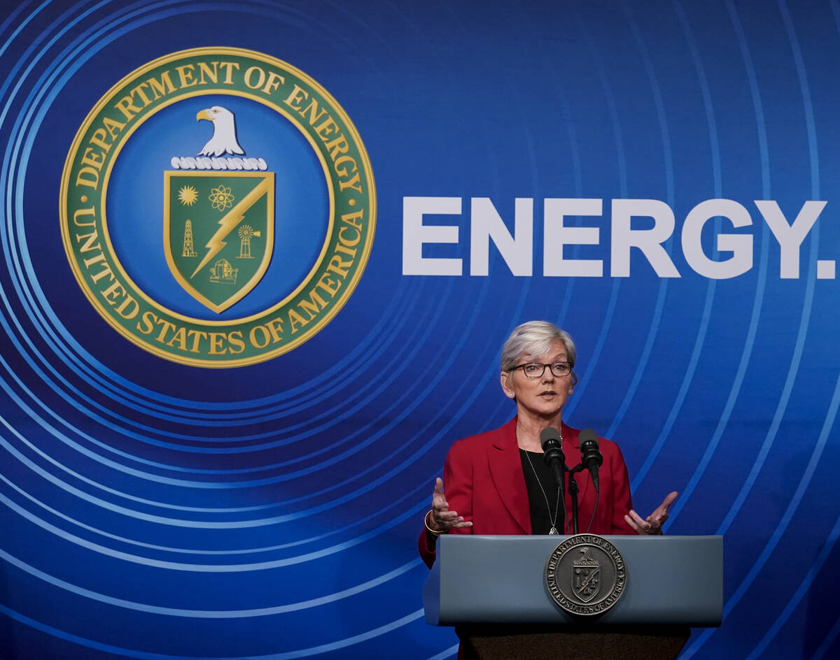 Secretary of Energy Jennifer Granholm announces a major scientific breakthrough in fusion resea ...
