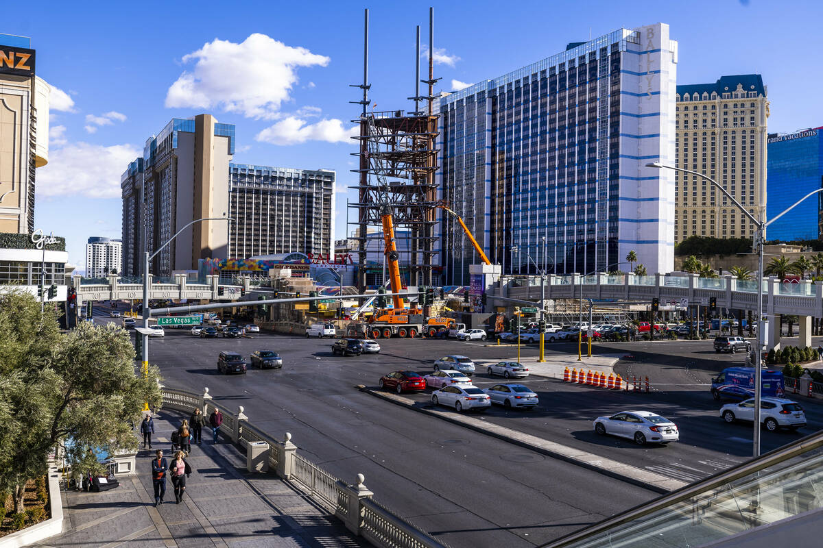 More changes in Las Vegas. Old Bally's hotel tower transforming