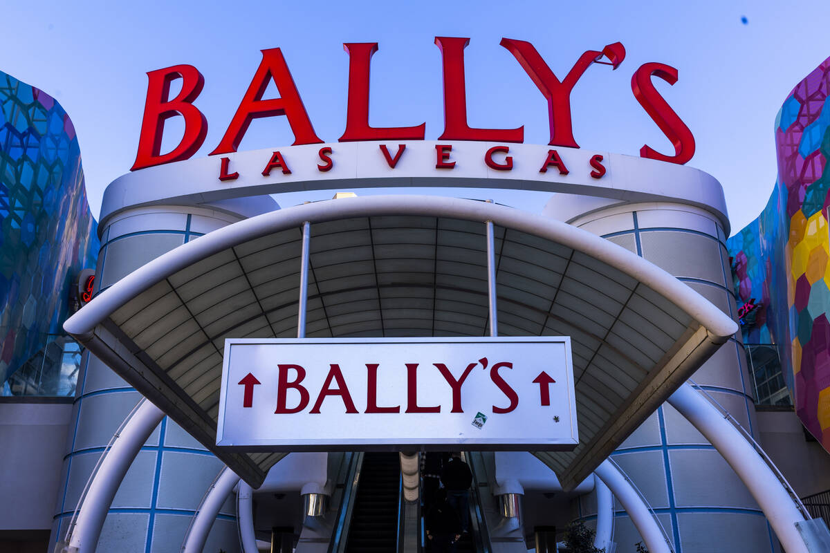 New signage is yet to be installed outside Horseshoe Las Vegas (formerly Bally's), with the reb ...