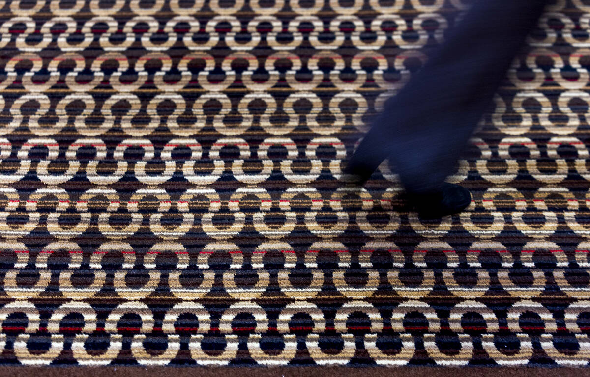 New horseshoe carpet is one of the changes within the Horseshoe Las Vegas (formerly Bally's), w ...
