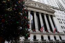 The New York Stock Exchange, Wednesday, Dec. 14, 2022, in New York. The Federal Reserve raised ...