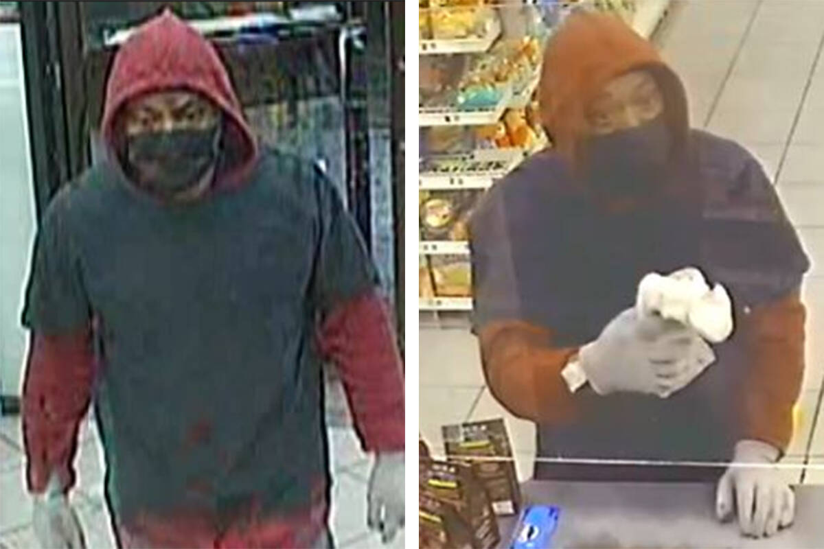 Police are seeking a man in connection to a robbery that occurred Thursday, Dec. 15, 2022, on t ...