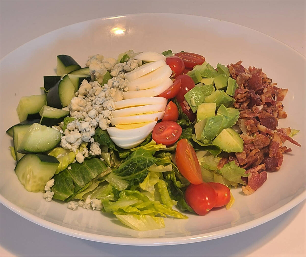 A Cobb salad from the new Lemon Tree Cafe & Market in the Evora development in southwest Las Ve ...
