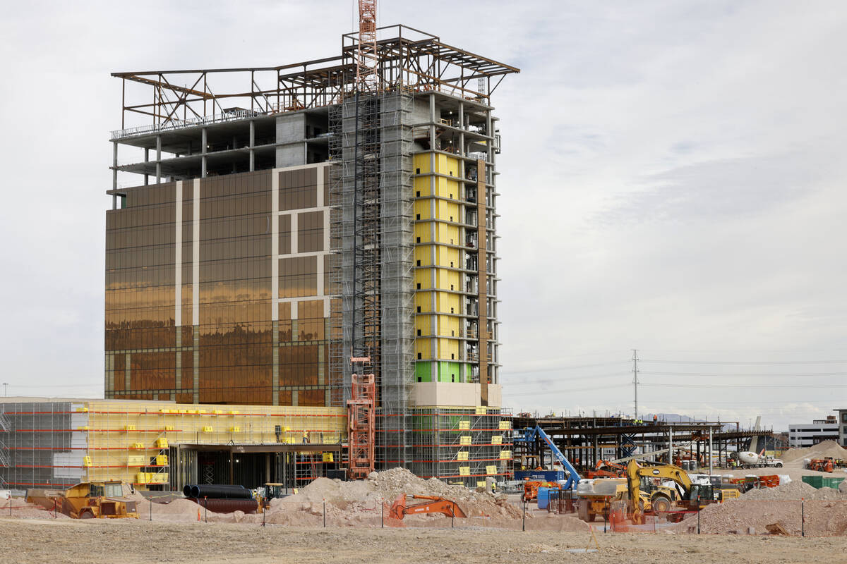 Station Casinos' under-construction Durango resort is seen, Monday, Dec. 5, 2022, in Las Vegas. ...