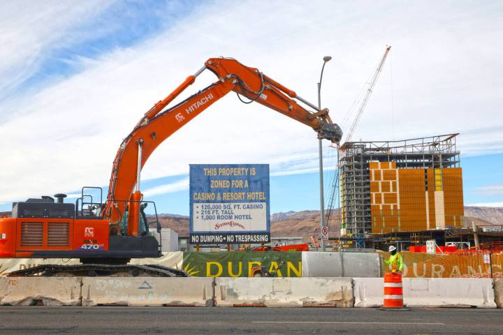 Station Casinos' under-construction Durango resort is seen, Monday, Dec. 5, 2022, in Las Vegas. ...