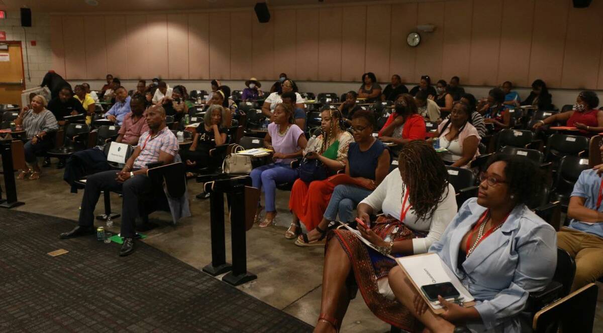 The Southern Nevada Black Educators Initiative hosts its Black Teacher ReOrientation at UNLV, w ...