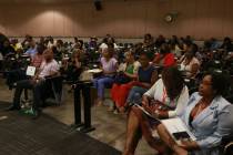 The Southern Nevada Black Educators Initiative hosts its Black Teacher ReOrientation at UNLV, w ...