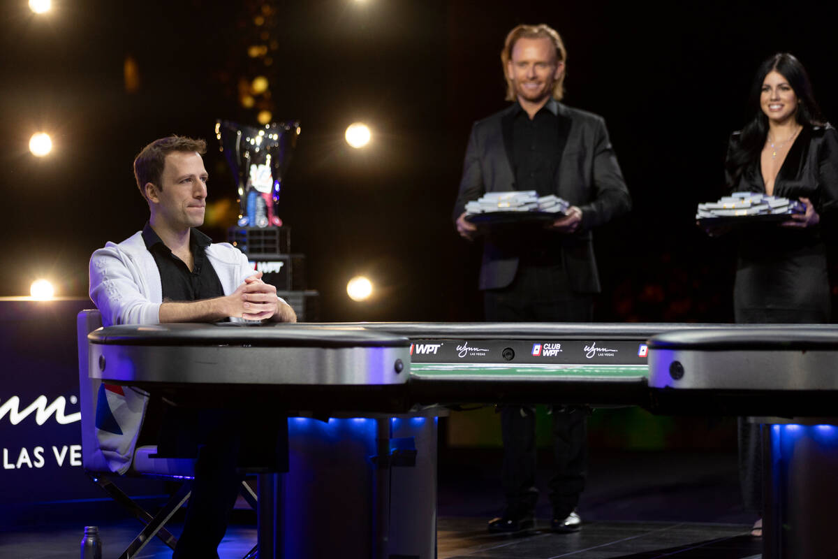 Benny Glaser competes in the final table of the World Poker Tour World Championship at the Wynn ...
