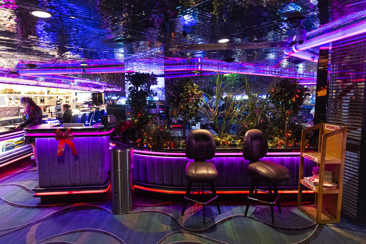 Peppermill on Wednesday, Dec. 14, 2022, in Las Vegas. (Chase Stevens/Las Vegas Review-Journal) ...