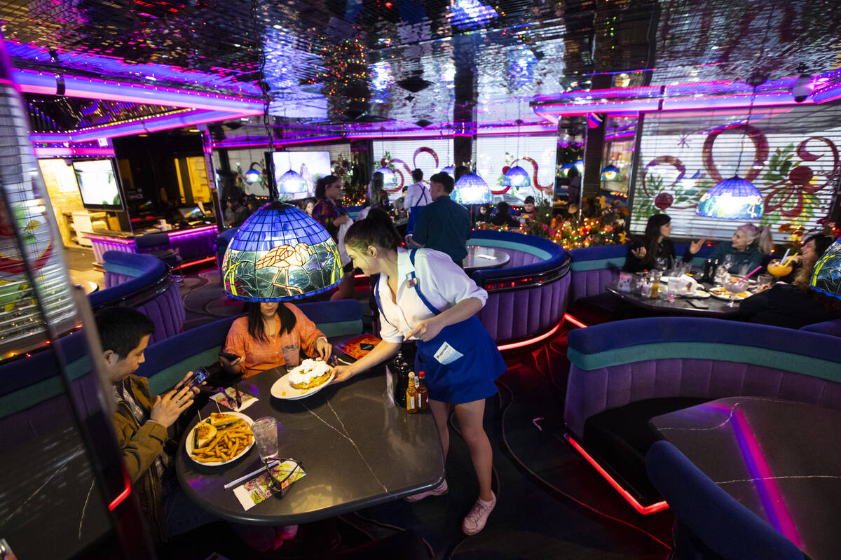 Peppermill on Wednesday, Dec. 14, 2022, in Las Vegas. (Chase Stevens/Las Vegas Review-Journal) ...