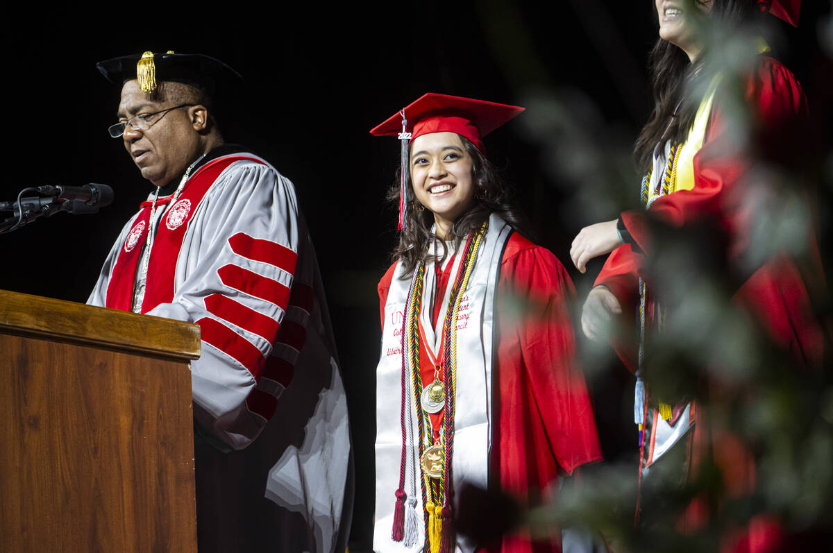 UNLV winter graduation Students of color new paths — PHOTOS