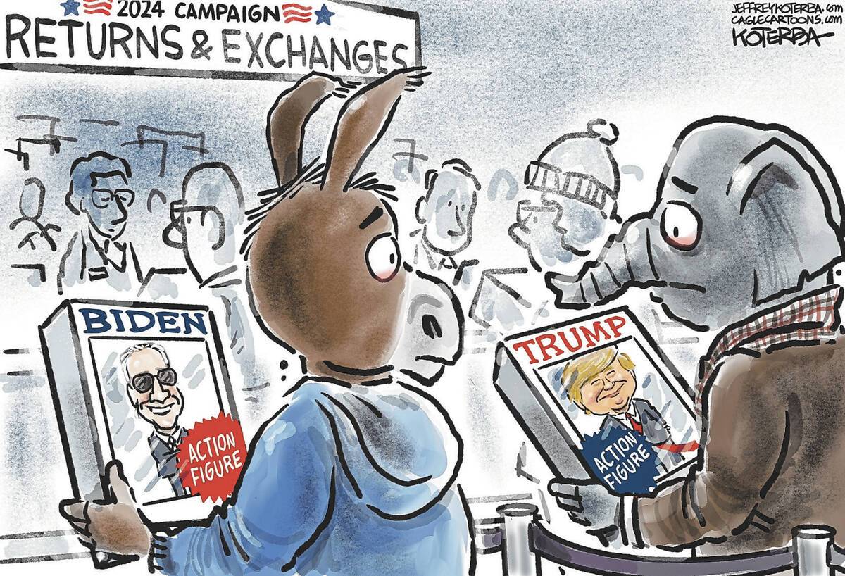 What both parties want to exchange after Christmas | CARTOONS | Las Vegas  Review-Journal
